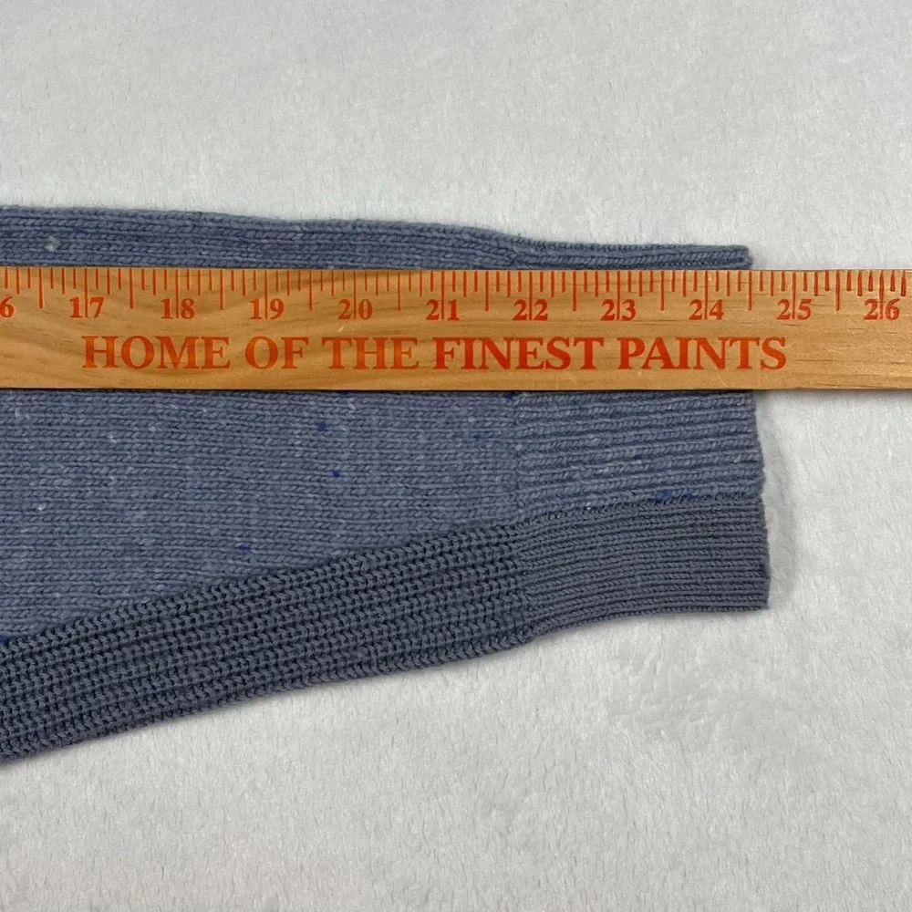 Club Monaco Wool Blend Sporty Donegal Crew Neck Pullover Sweater Mens L Two Tone